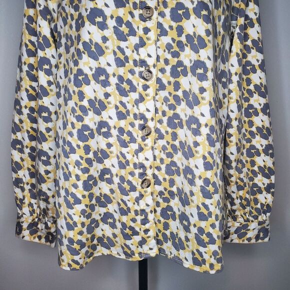 NWT Cabi Providence Shirt Jacket Button Safari Print Size M - Picture 5 of 13
